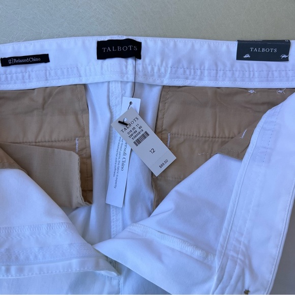 Talbots Relaxed Chinos Women Size 12 - Picture 8 of 9